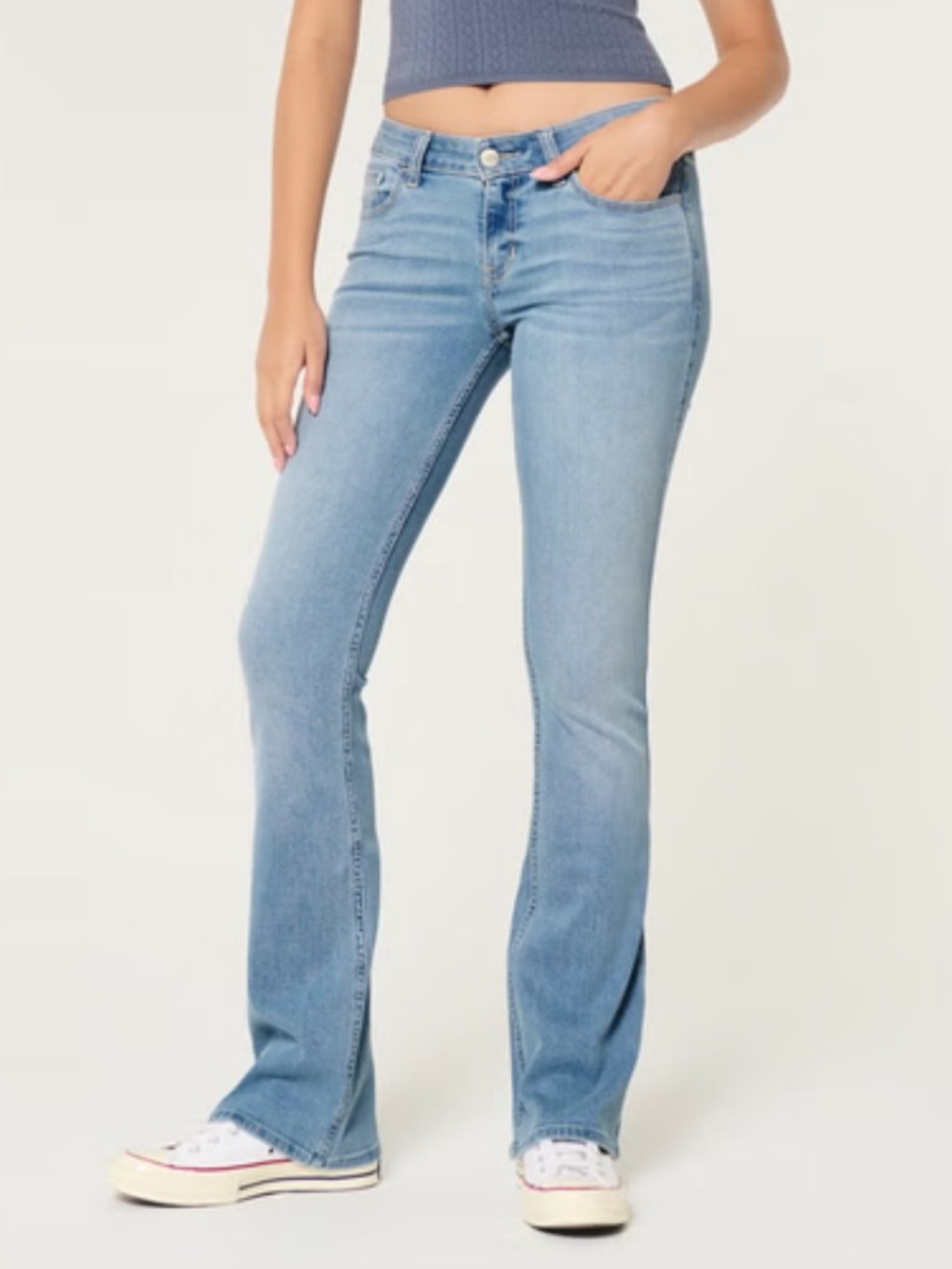 Hollister Light Blue Flared Jeans